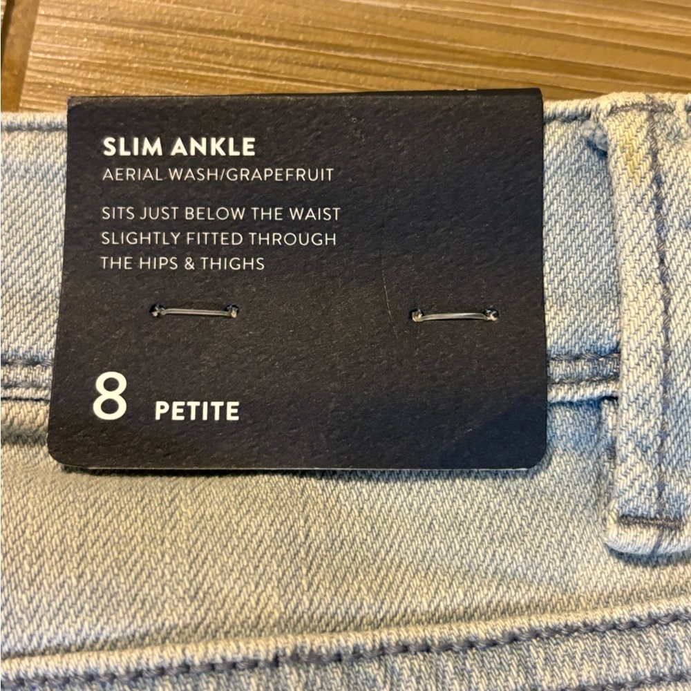 NWT dip-dyed cropped J. Jill jeans Size 8P